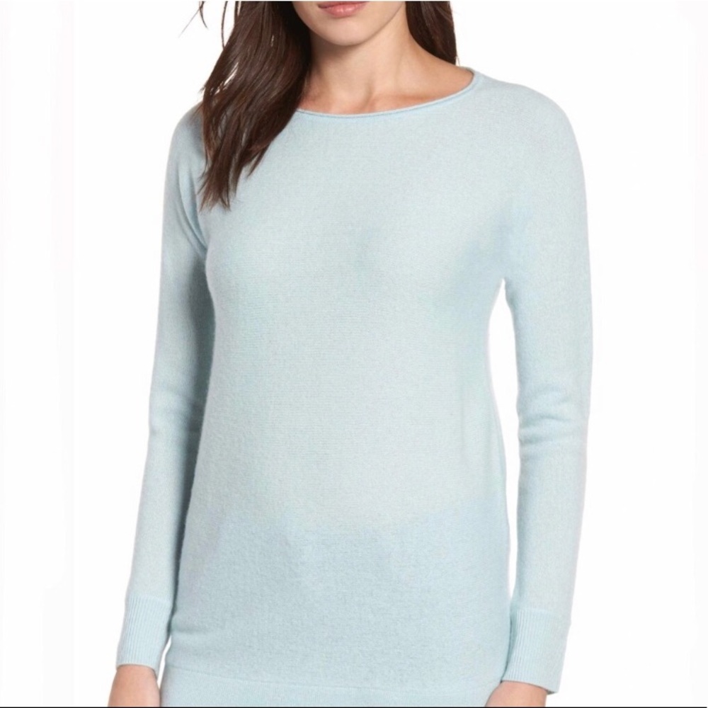 Halogen Cashmere Wool Blend Sweater